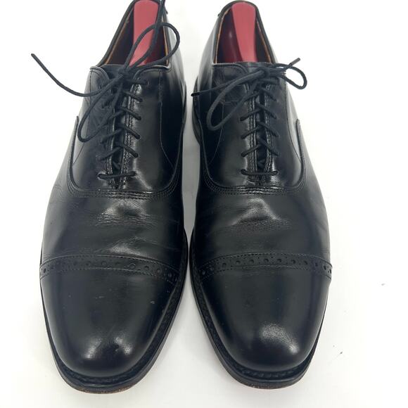 Allen Edmonds Mens Black Byron Leather Dress Shoes Size 9.5 C (narrow) Shoe Tree main image 9